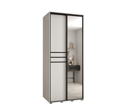 Cannes XI Sliding Door Wardrobe 110cm