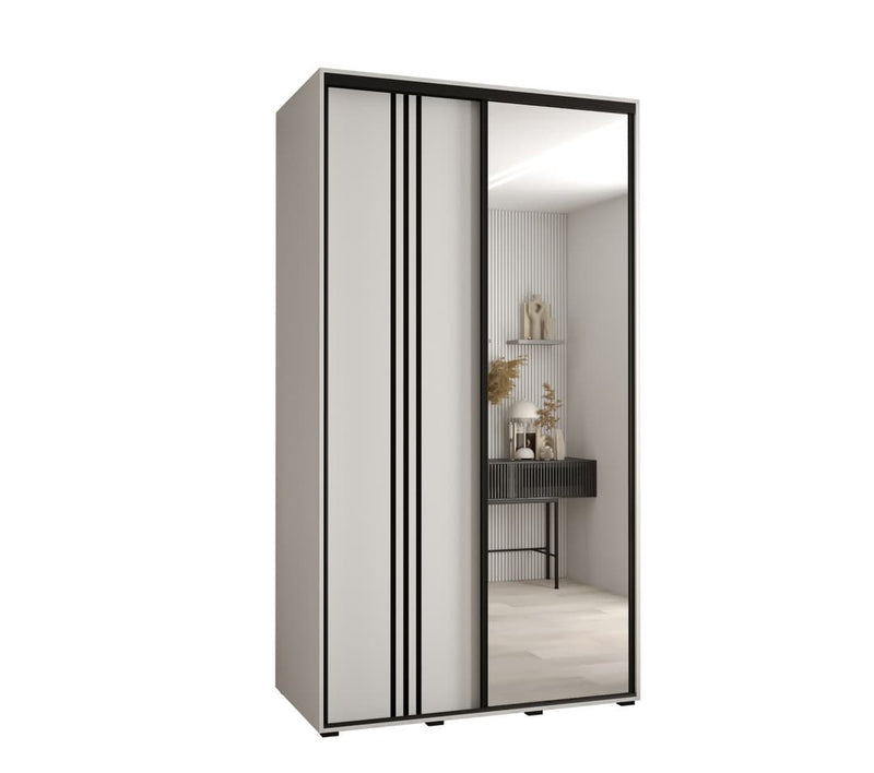 Cannes VII Sliding Door Wardrobe 130cm