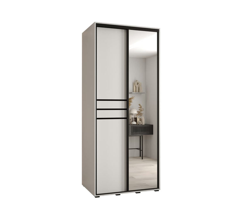 Cannes XI Sliding Door Wardrobe 100cm