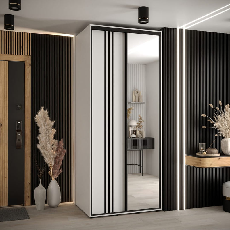 Cannes VII Sliding Door Wardrobe 110cm