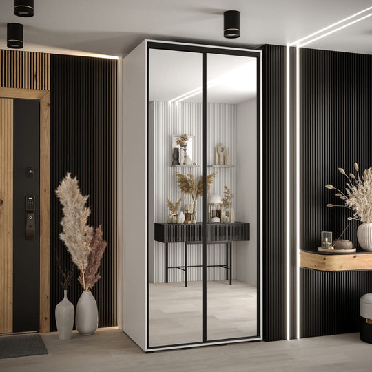 Cannes II Sliding Door Wardrobe 120cm