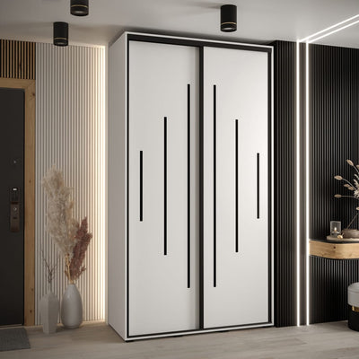 Cannes XII Sliding Door Wardrobe 130cm