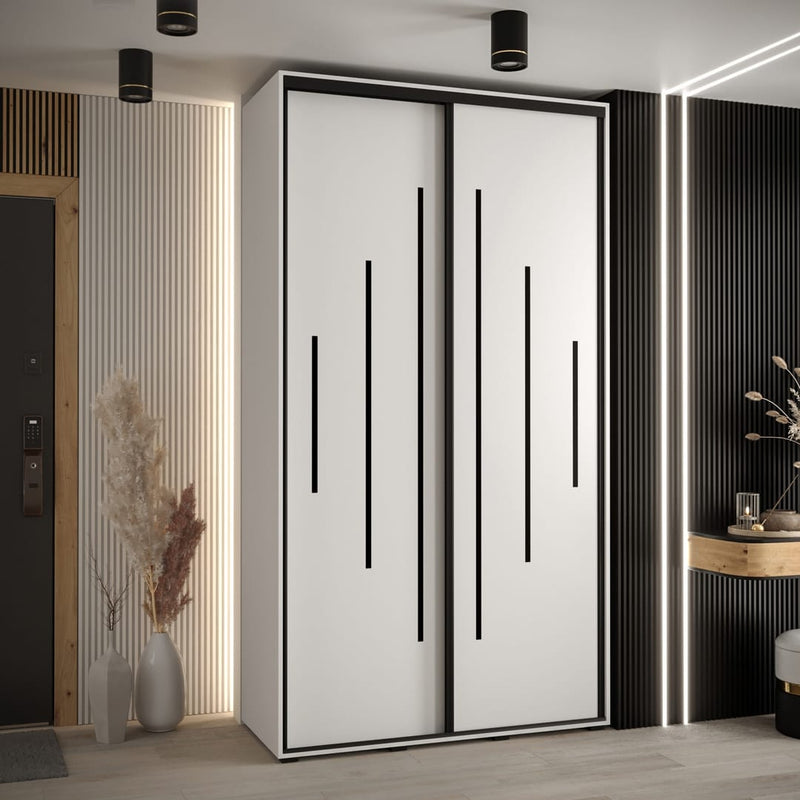 Cannes XII Sliding Door Wardrobe 130cm