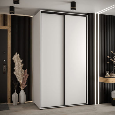 Cannes I Sliding Door Wardrobe 130cm