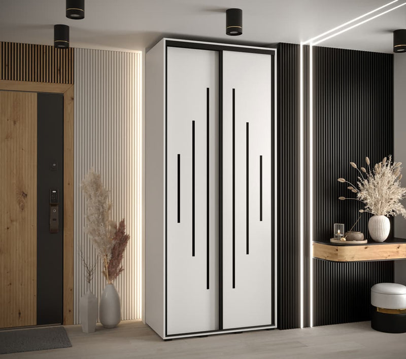 Cannes XII Sliding Door Wardrobe 120cm