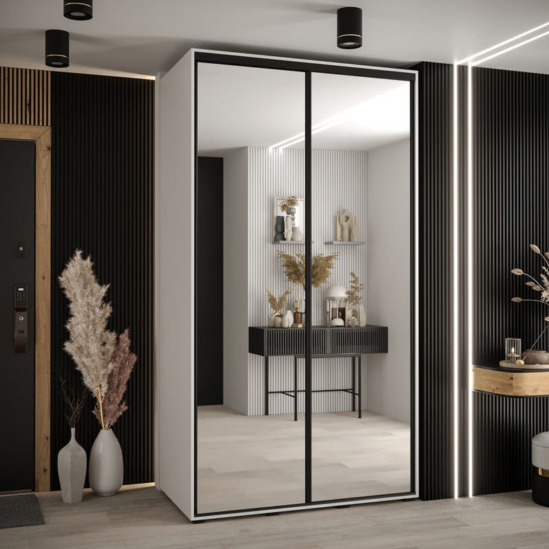 Cannes II Sliding Door Wardrobe 130cm