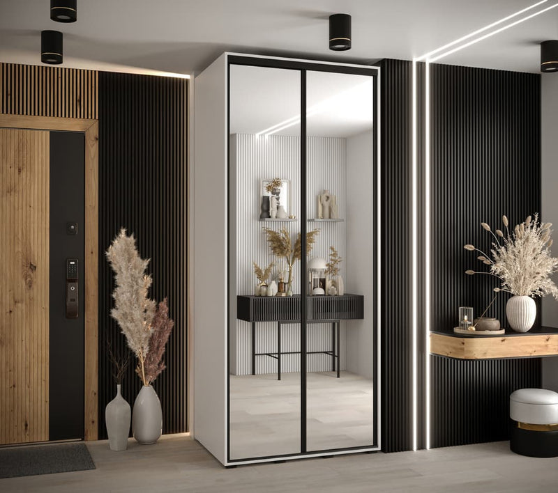 Cannes II Sliding Door Wardrobe 110cm