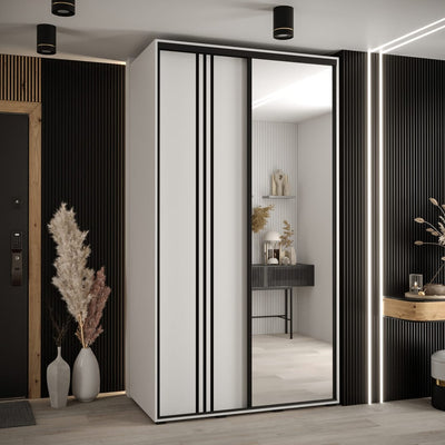 Cannes VII Sliding Door Wardrobe 140cm