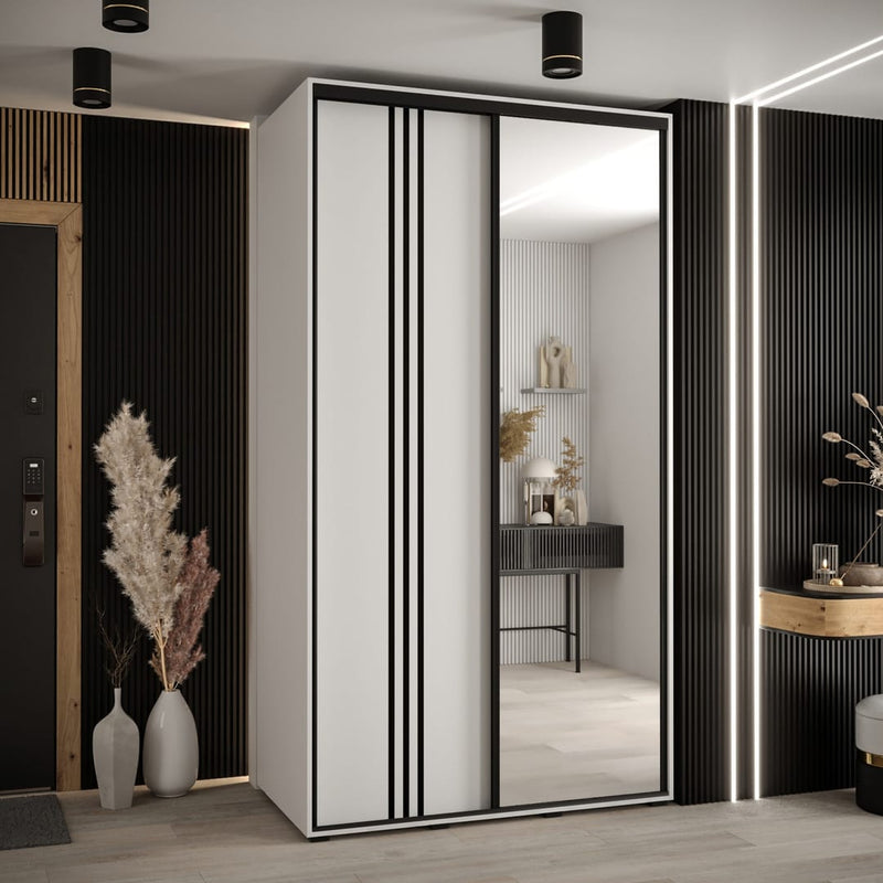 Cannes VII Sliding Door Wardrobe 140cm