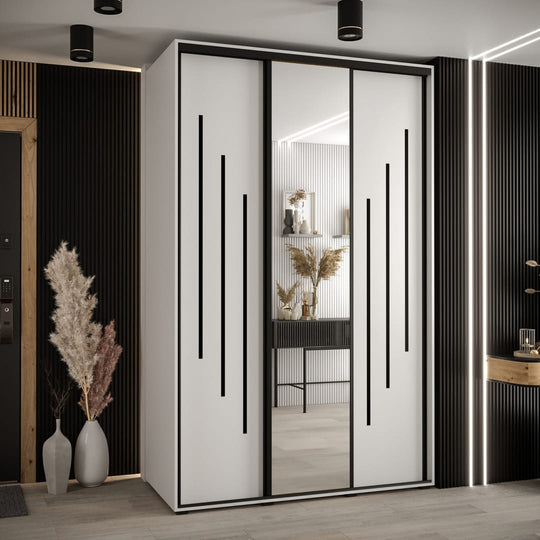 Cannes IX Sliding Door Wardrobe 150cm