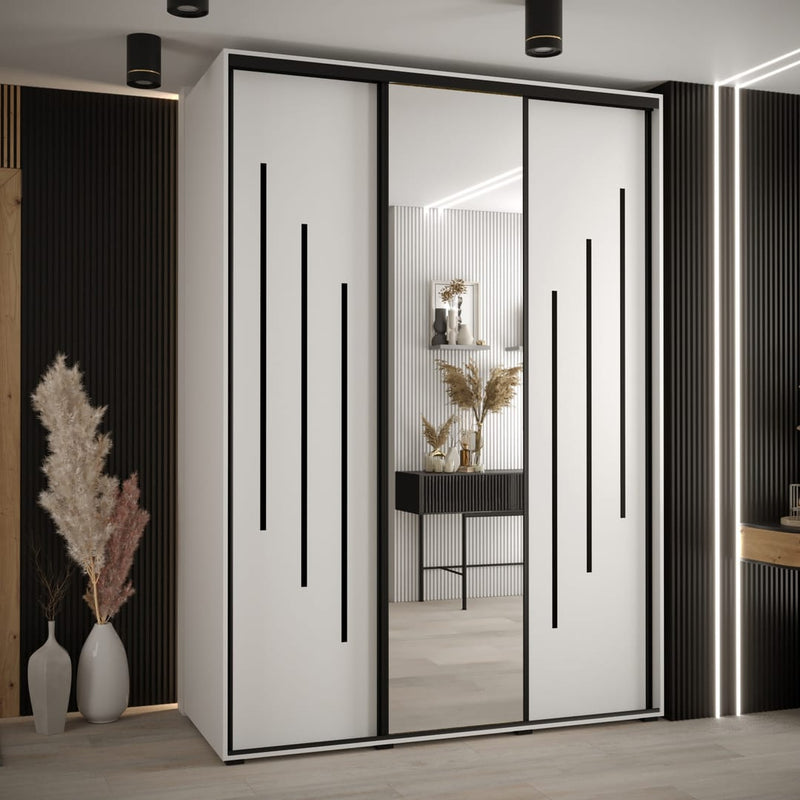 Cannes IX Sliding Door Wardrobe 170cm
