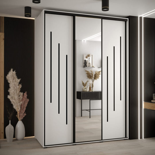 Cannes IX Sliding Door Wardrobe 180cm