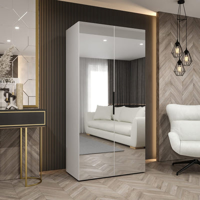 Marbella III Hinged Door Wardrobe 100cm