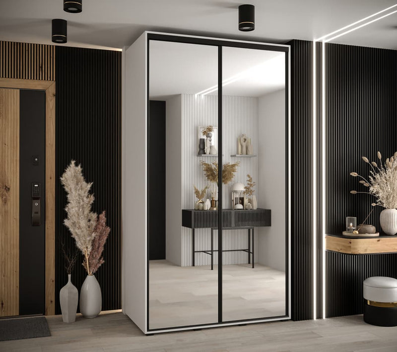 Cannes II Sliding Door Wardrobe 140cm