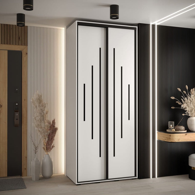 Cannes XII Sliding Door Wardrobe 100cm