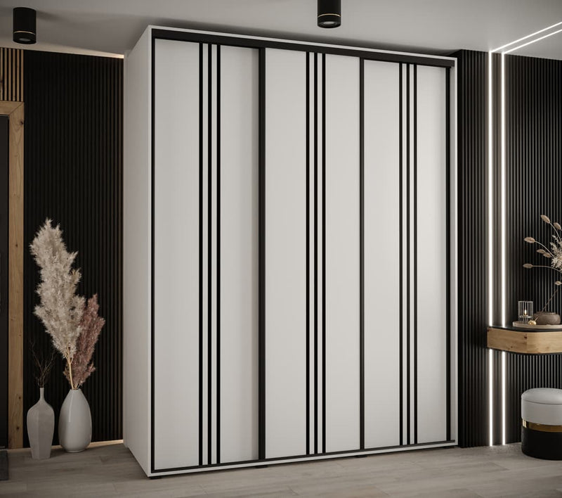 Cannes VI Sliding Door Wardrobe 200cm