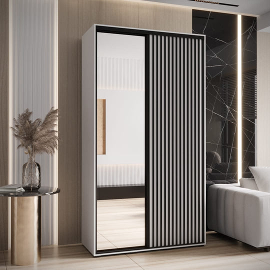 Sapporo II Sliding Door Wardrobe 140cm