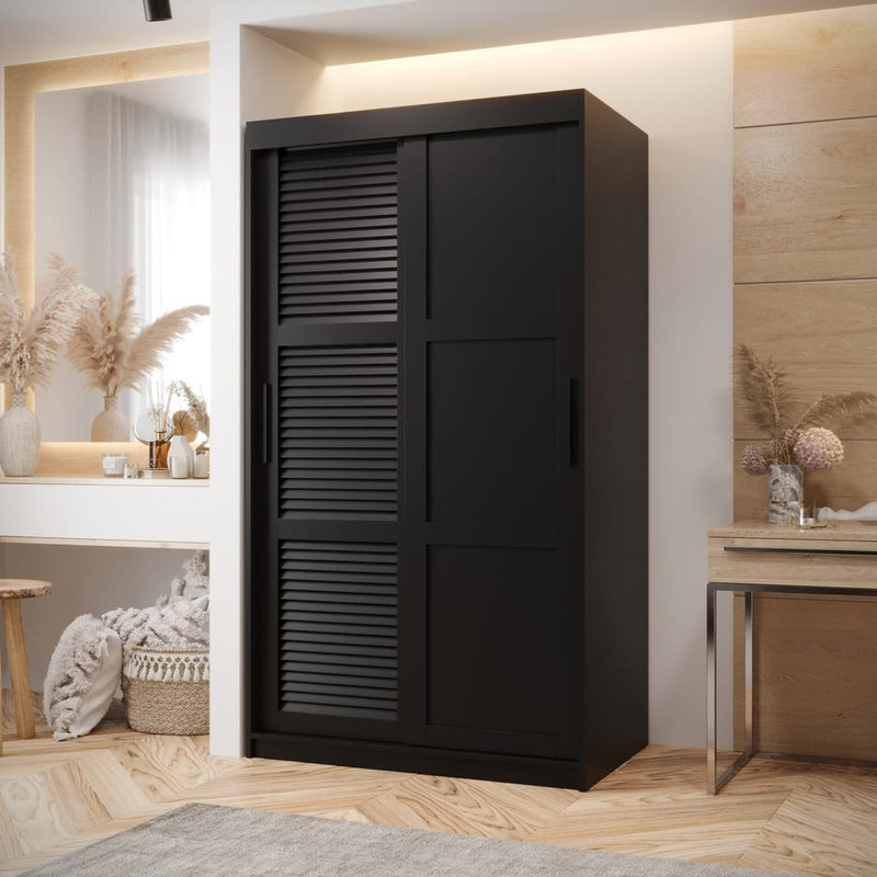 Larvik III Sliding Door Wardrobe 100cm