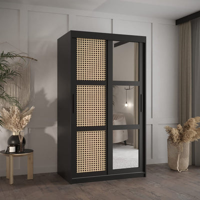 Rena II Sliding Door Wardrobe 100cm