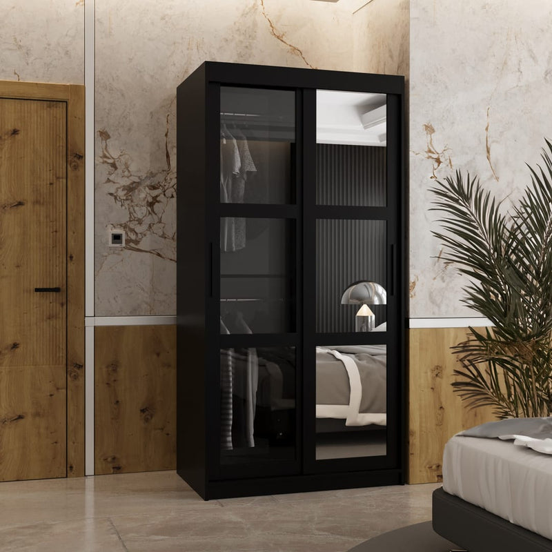 Parma II Sliding Door Wardrobe 100cm