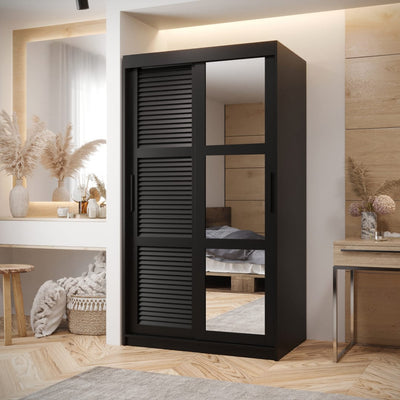 Larvik II Sliding Door Wardrobe 100cm