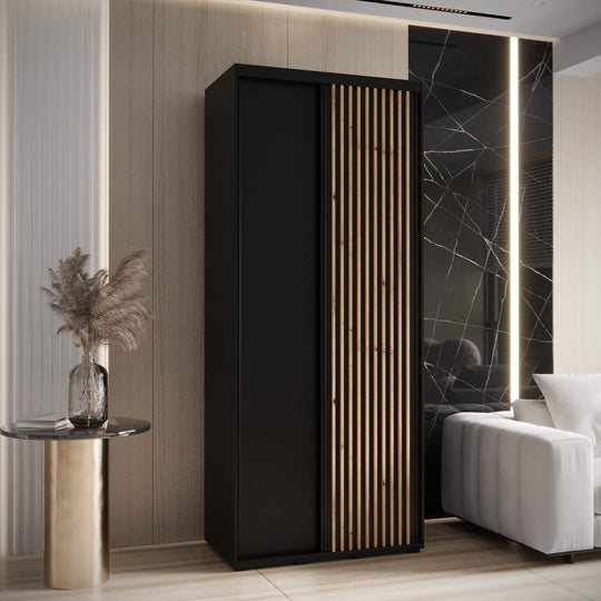 Sapporo I Sliding Door Wardrobe 120cm