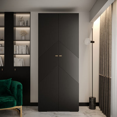 Manhattan II Hinged Door Wardrobe 100cm