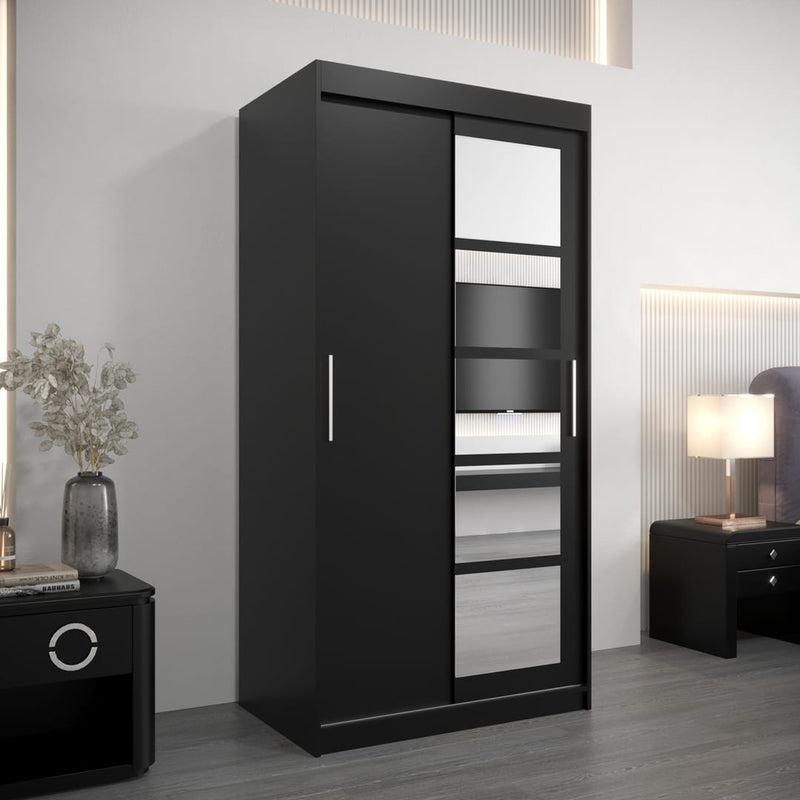 Roma I Sliding Door Wardrobe 100cm