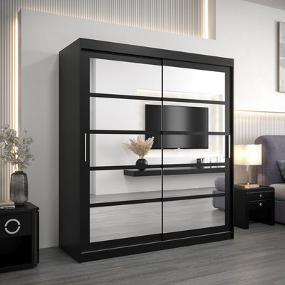 Roma II Sliding Door Wardrobe 180cm