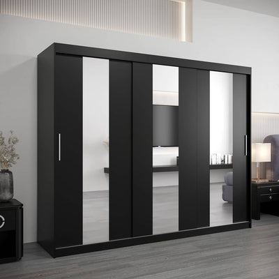 Pole Sliding Door Wardrobe 250cm
