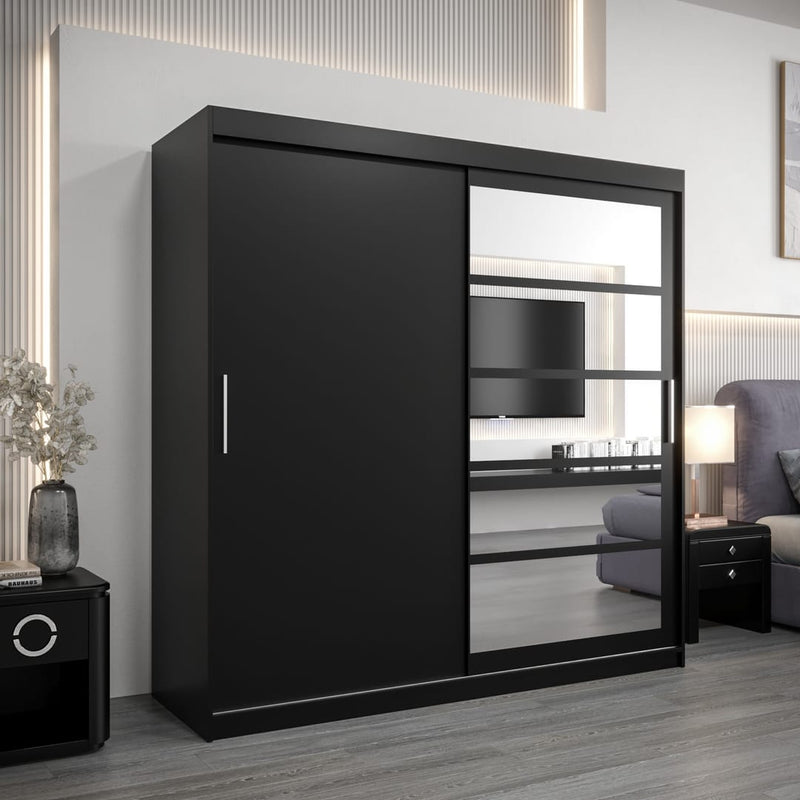 Roma I Sliding Door Wardrobe 200cm