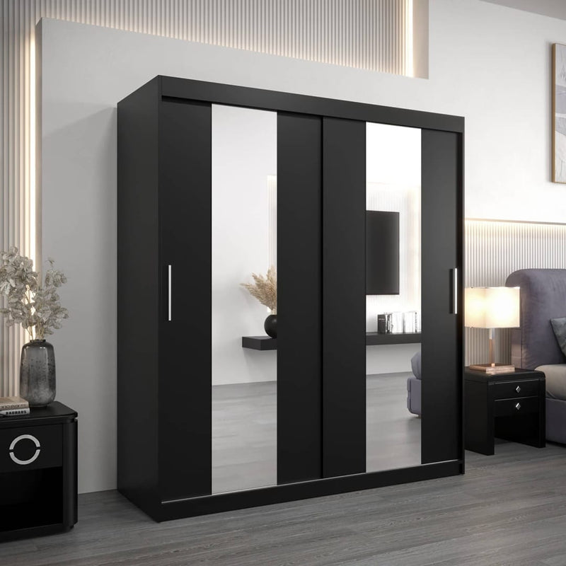 Pole Sliding Door Wardrobe 180cm