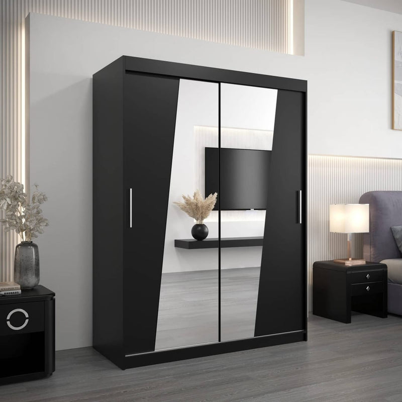 Rhomb Sliding Door Wardrobe 150cm