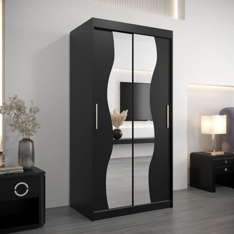 Madrid Sliding Door Wardrobe 100cm