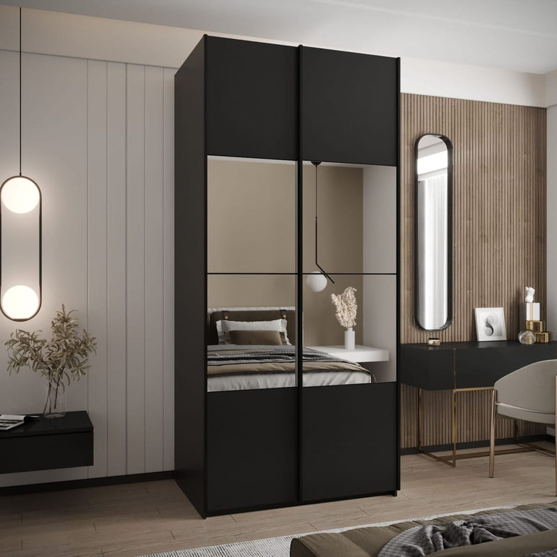 Trosa IV Sliding Door Wardrobe 110cm
