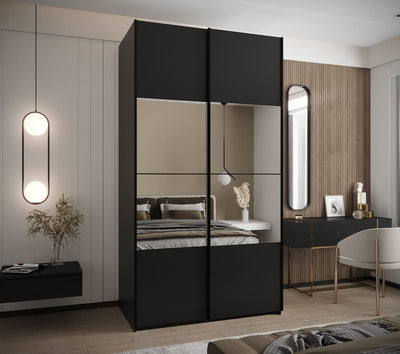 Trosa IV Sliding Door Wardrobe 130cm