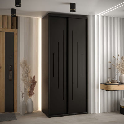 Cannes XII Sliding Door Wardrobe 100cm