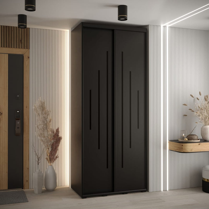 Cannes XII Sliding Door Wardrobe 100cm