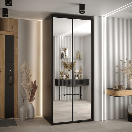 Cannes II Sliding Door Wardrobe 110cm
