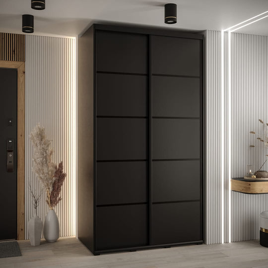 Cannes IV Sliding Door Wardrobe 130cm