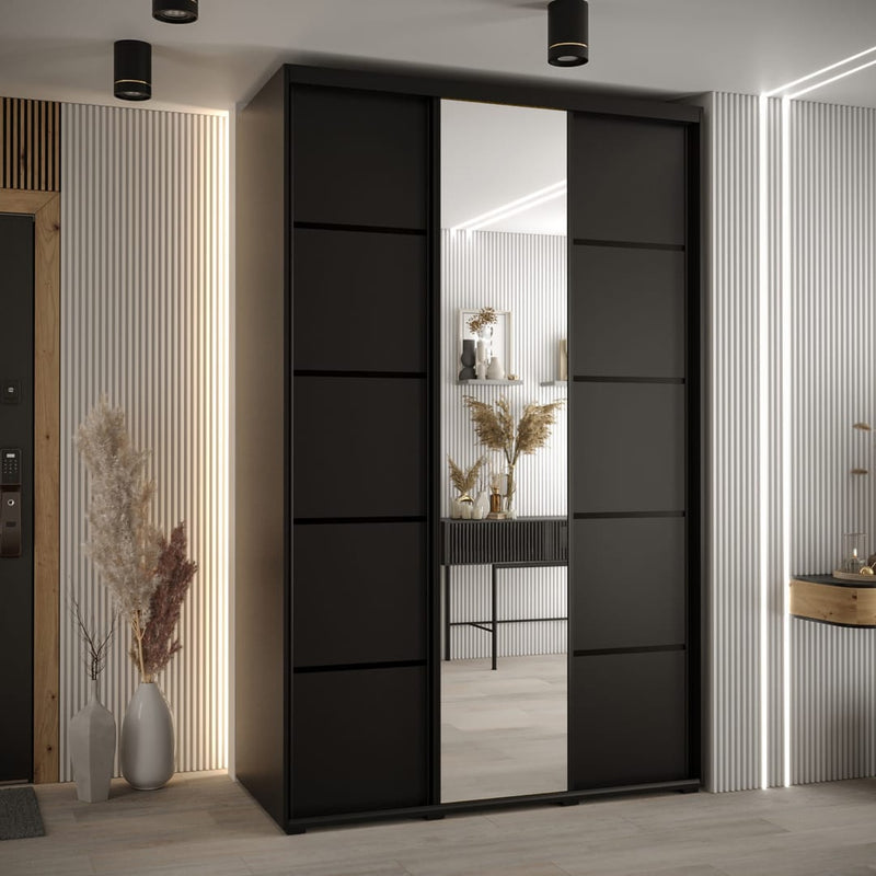 Cannes V Sliding Door Wardrobe 150cm