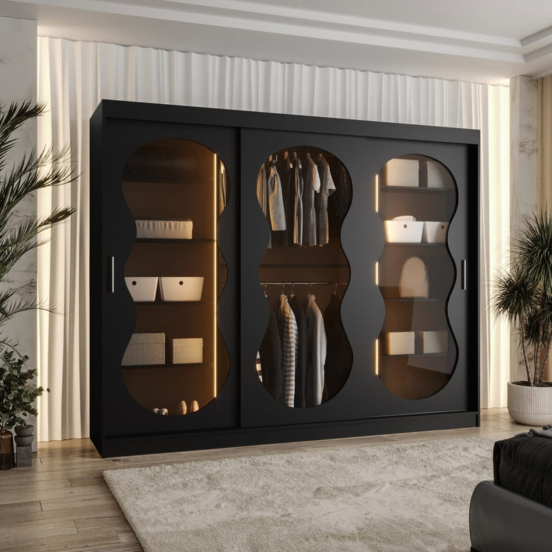 Bahrain III Sliding Door Wardrobe 250cm
