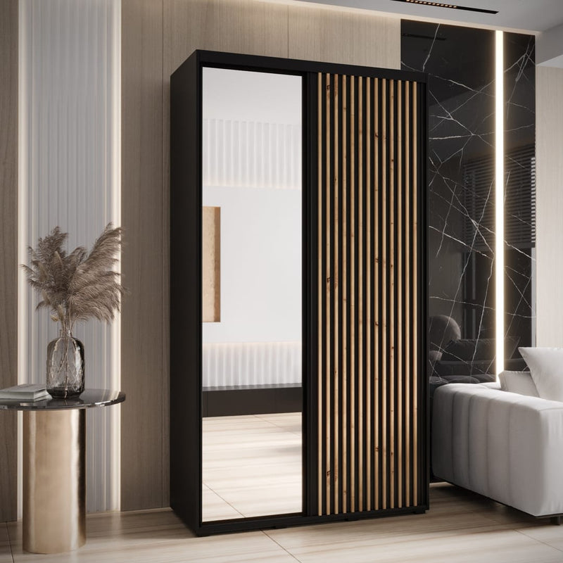 Sapporo II Sliding Door Wardrobe 140cm