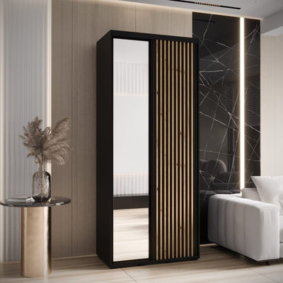 Sapporo II Sliding Door Wardrobe 100cm