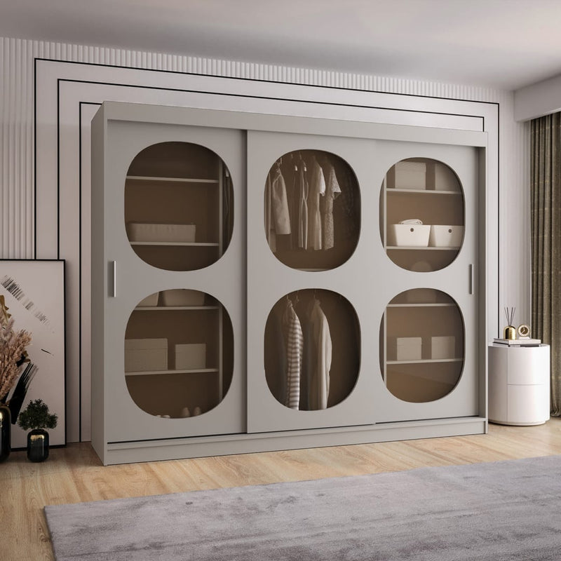 Bahrain II Sliding Door Wardrobe 250cm
