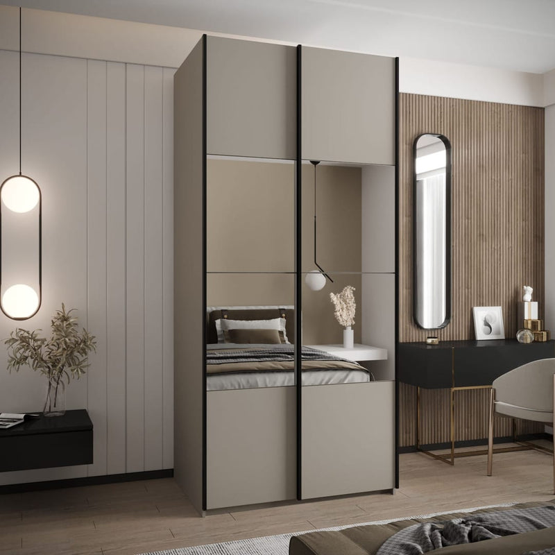 Trosa IV Sliding Door Wardrobe 110cm