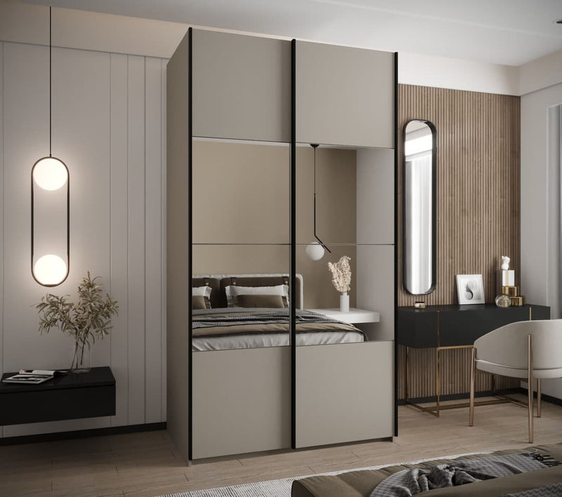 Trosa IV Sliding Door Wardrobe 130cm