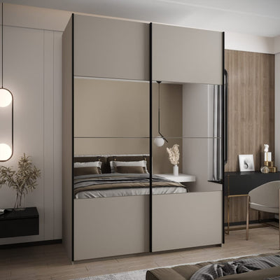 Trosa IV Sliding Door Wardrobe 180cm