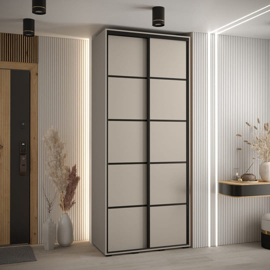 Dakota IV Sliding Door Wardrobe 100cm