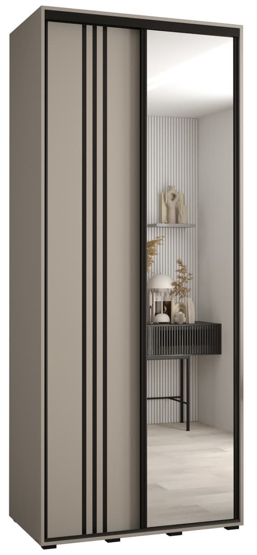 Dakota VII Sliding Door Wardrobe 100cm